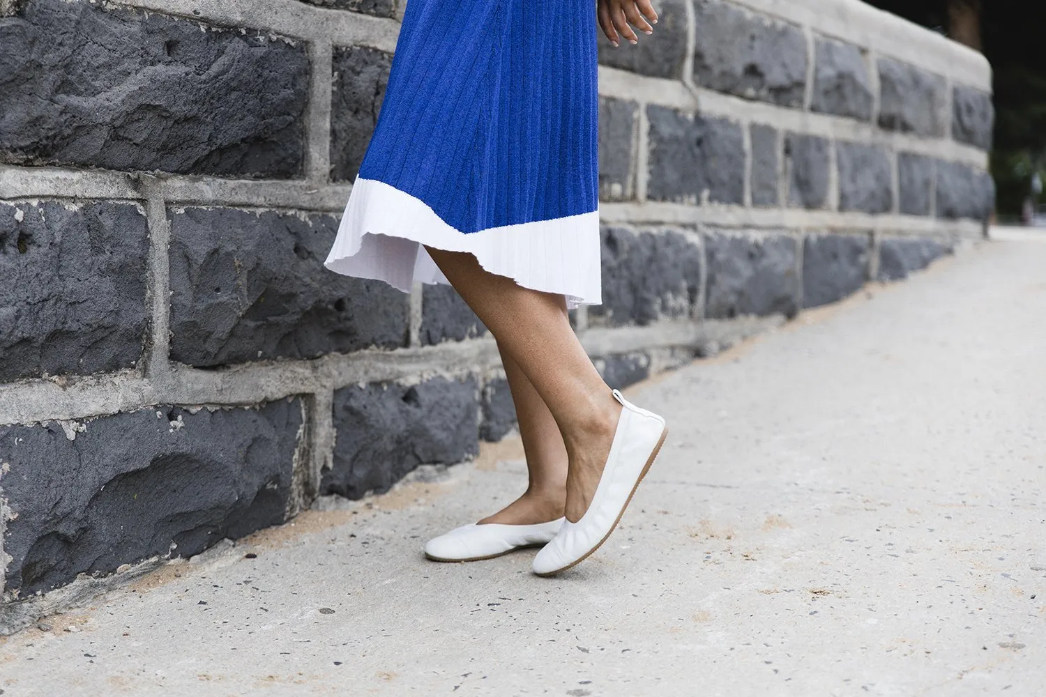 Alba - Classic White Ballet Flat