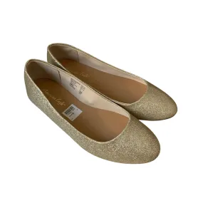 American Eagle Gold Glitter Ballet Flats | Brand New |