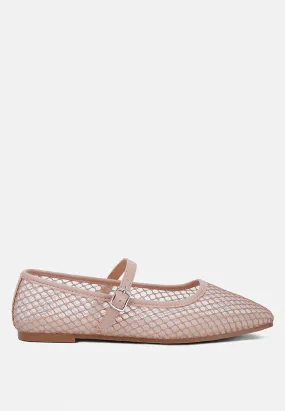 Averona Mesh Mary Jane Flats