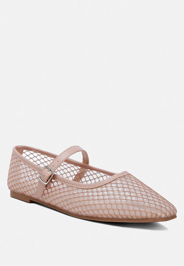 Averona Mesh Mary Jane Flats