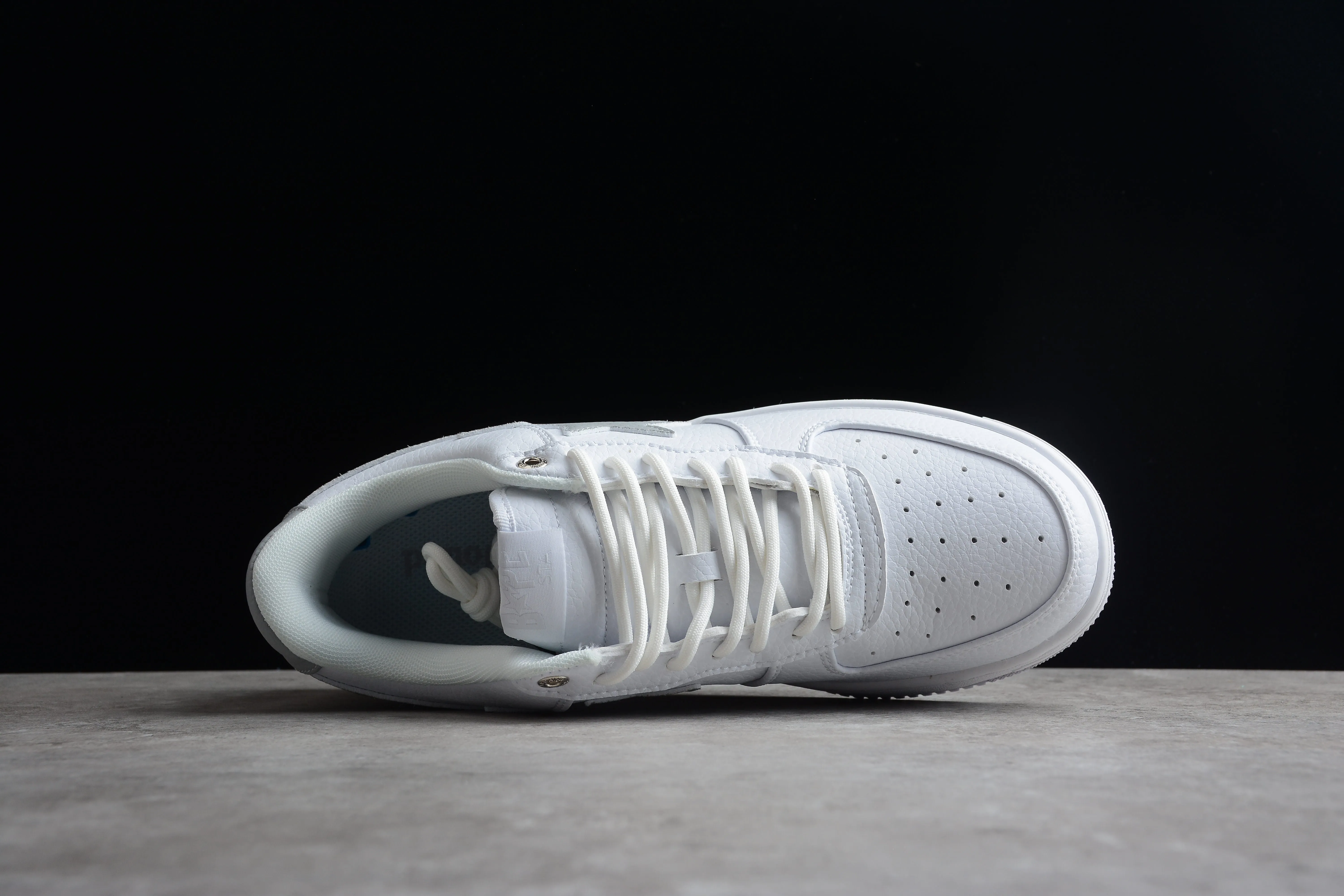 BAPE STA Low-Top Sneakers in White and Gray