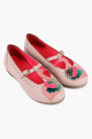 Billieblush Flamingo Mary Jane Kids Shoes (Size 34EU / 2-2.5 left)