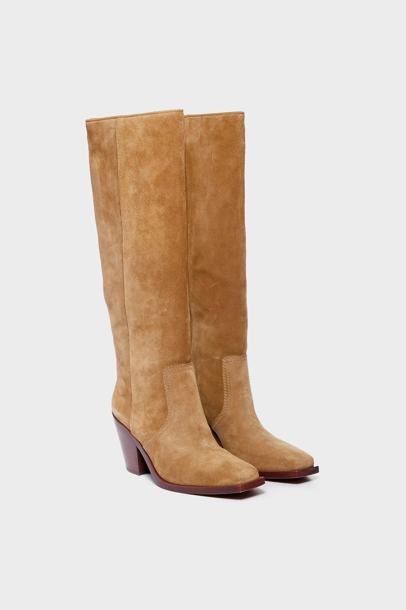 Bisque Suede Lynn Boots