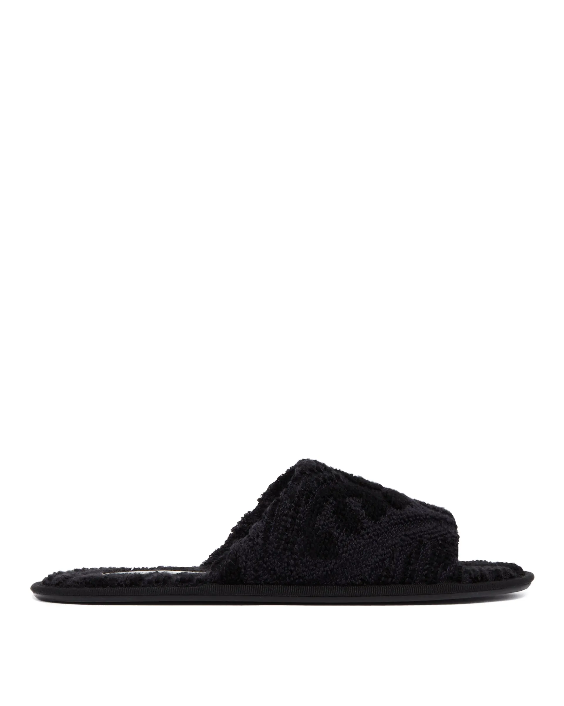 Black Frances Slippers