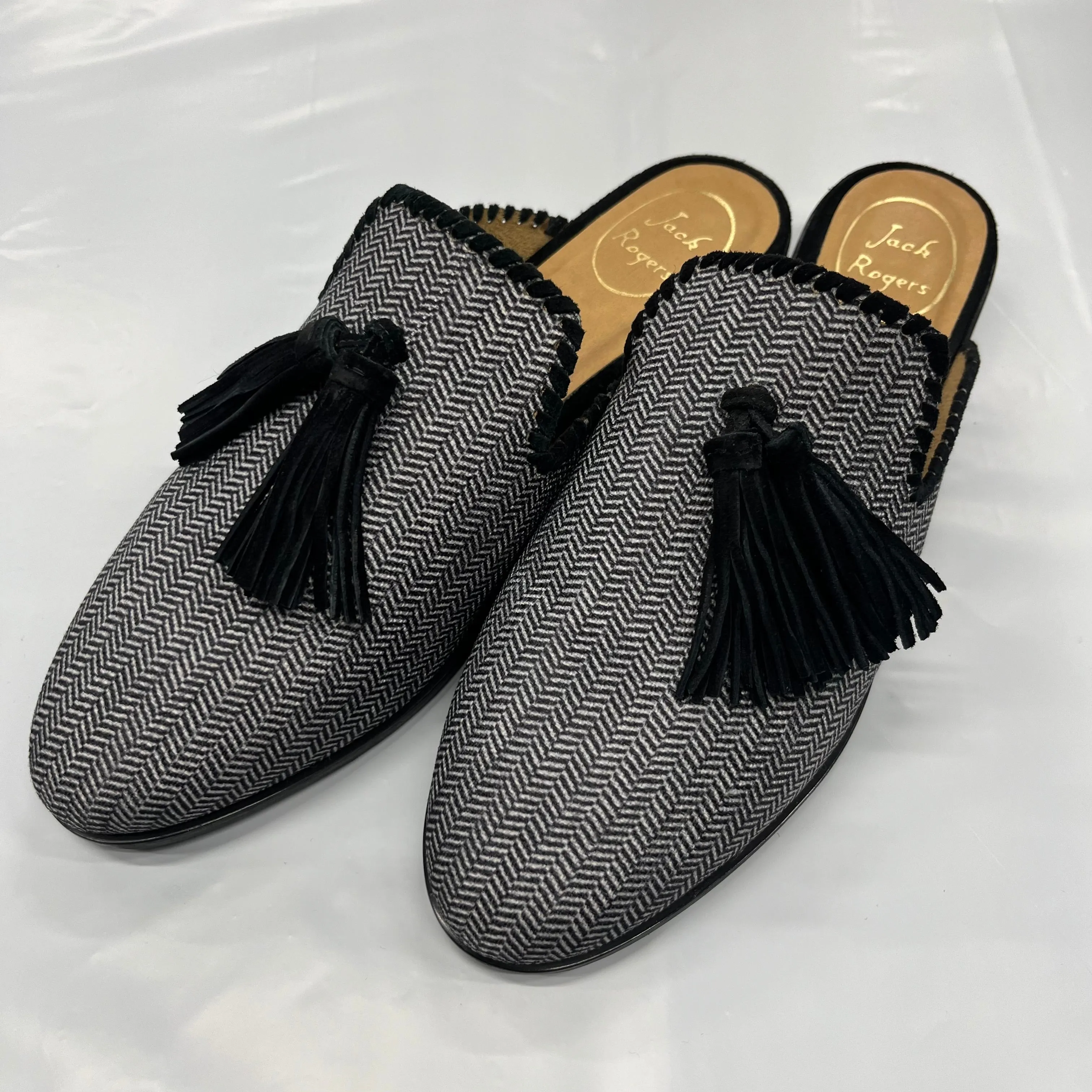 Black Shoes Flats Loafer Oxford Jack Rogers, Size 10