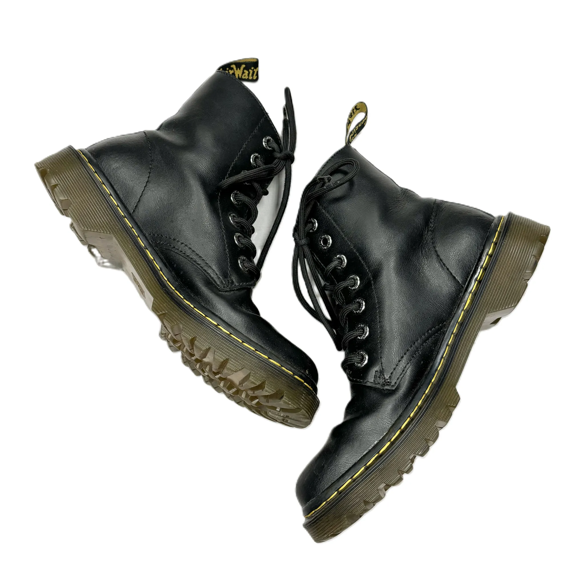 Boots Combat By Dr Martens In Black, Size: 8