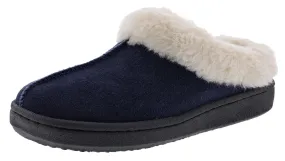 Clarks Women's JMS0587 Suede Indoor & Outdoor House Slippers