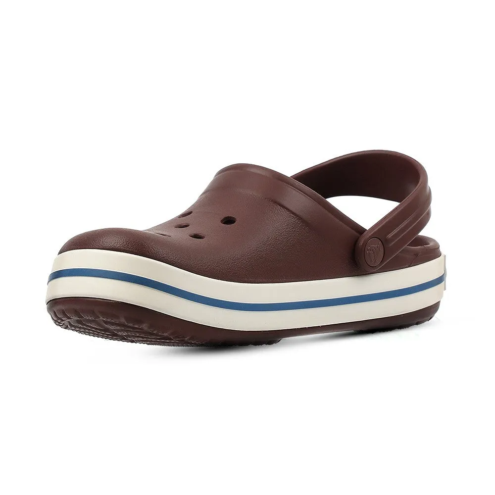 Crocs 11016-616 Mens Clogs Sandals Crocband Burgundy / White