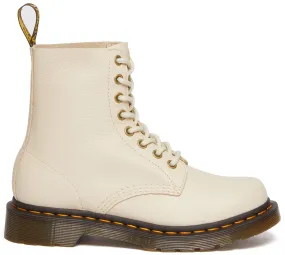 Dr. Martens Womens 1460 Pascal Parchment Beige Virginia