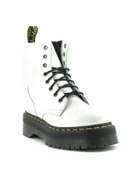 Dr. Martens — Jadon Boot Polished Smooth Leather - White