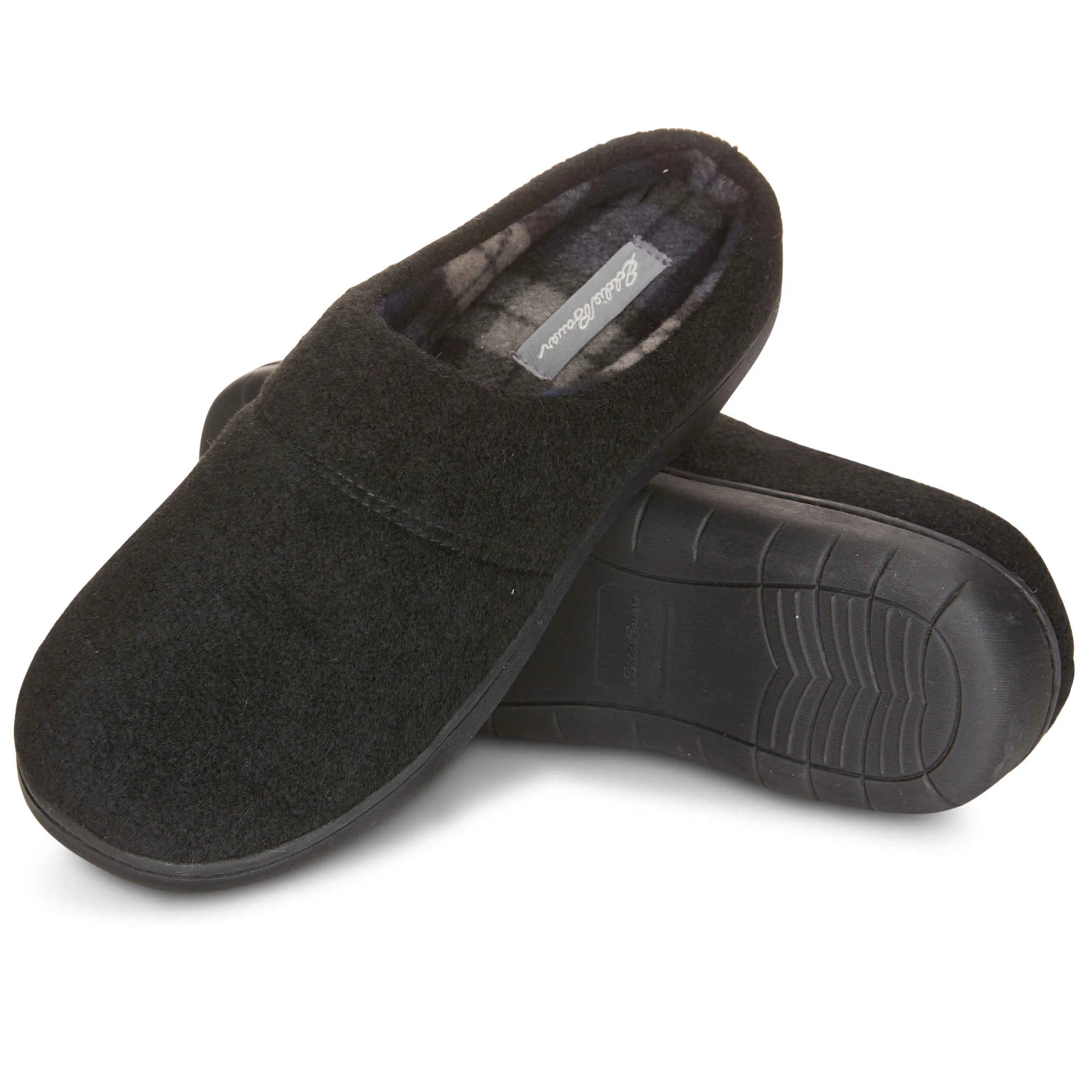 Eddie Bauer Men's Slippers Fremont Black