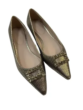 Gold Shoes Flats Boden, Size 7