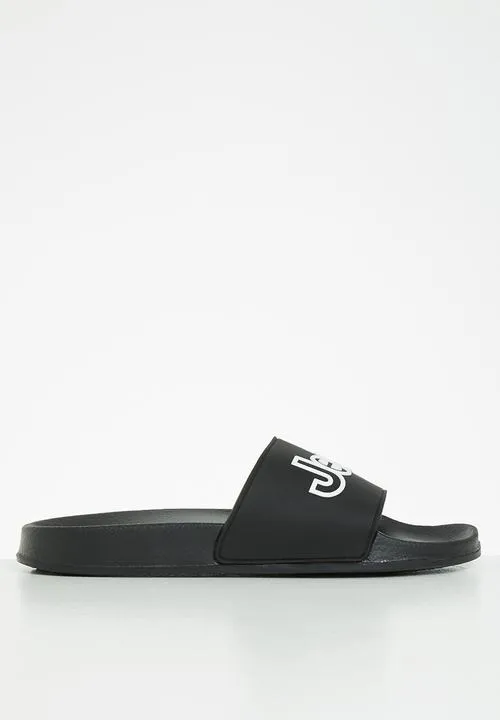 Jeep Pool Sandals Black