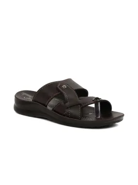 Kids P-Toes Brown Sandal