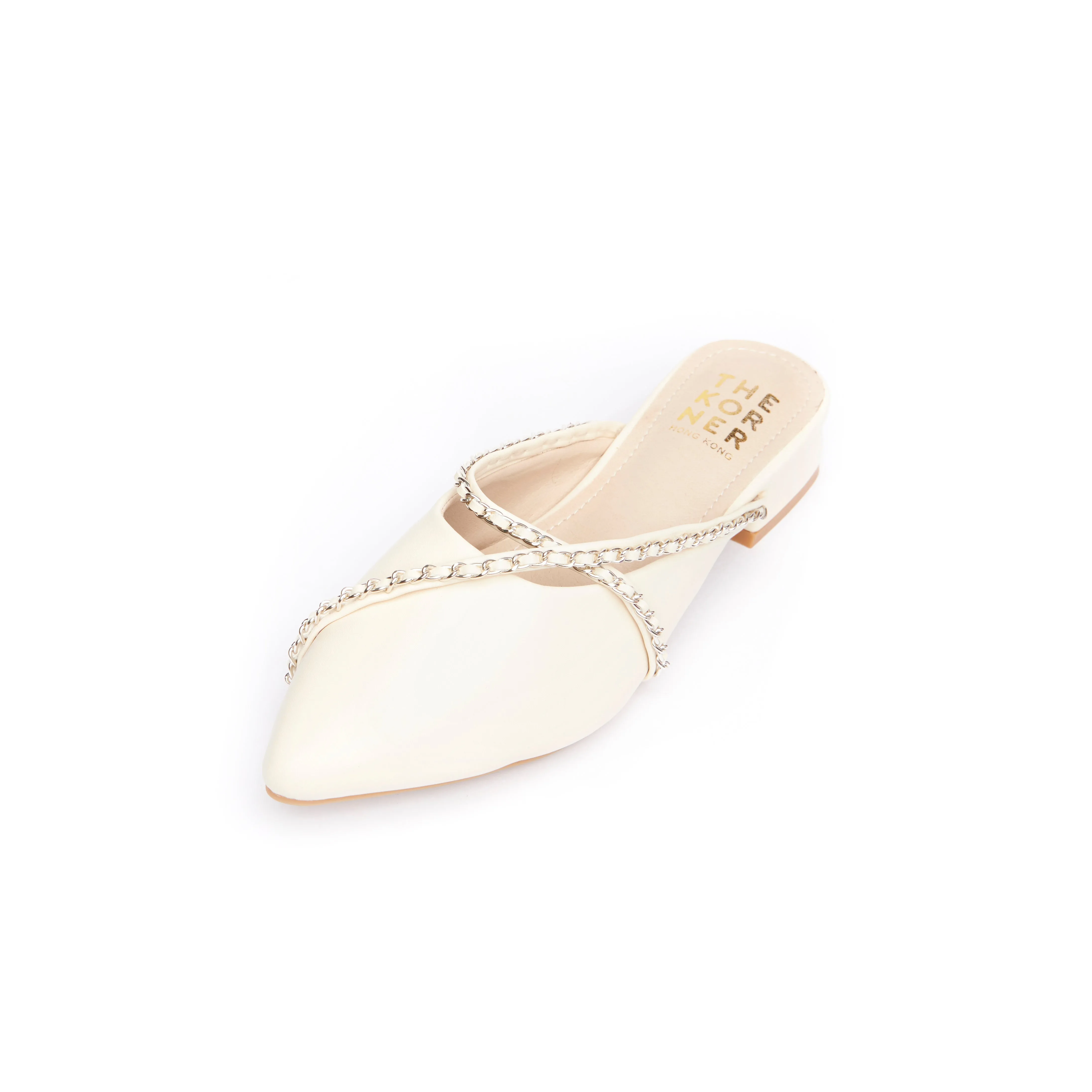 Kross Leather Slippers - Beige ( BEI )