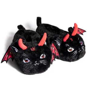 Comfortable Lucipurr-Themed Plush House Slippers