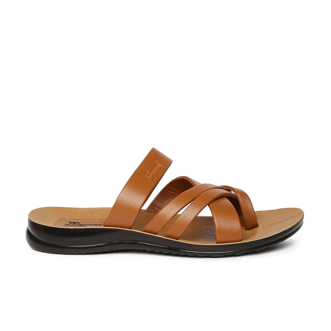 Men's Tan Vertex Flip-Flops