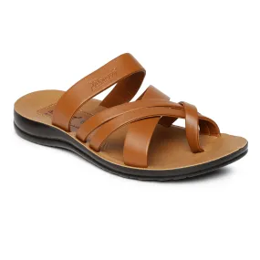 Men's Tan Vertex Flip-Flops