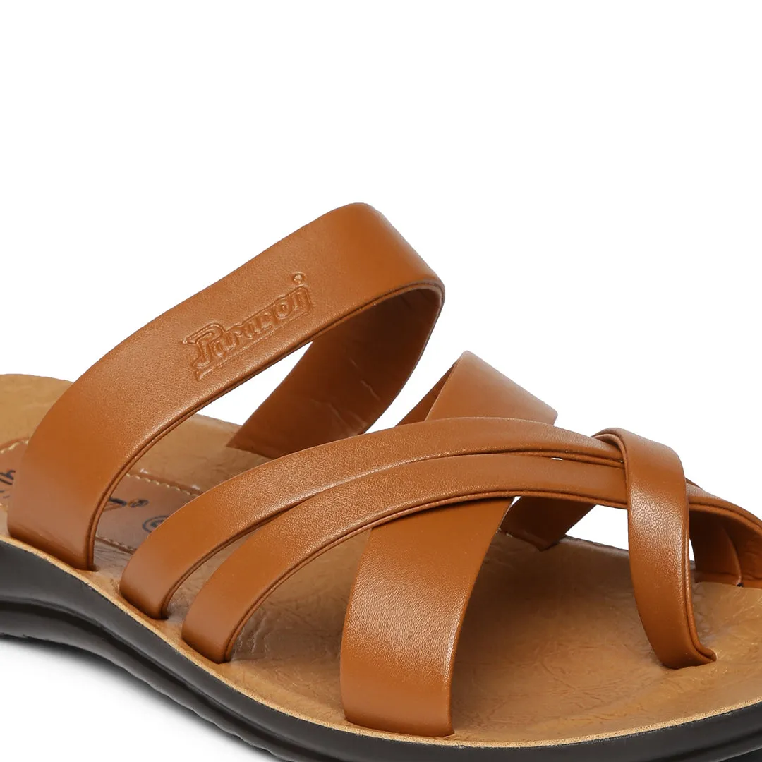 Men's Tan Vertex Flip-Flops