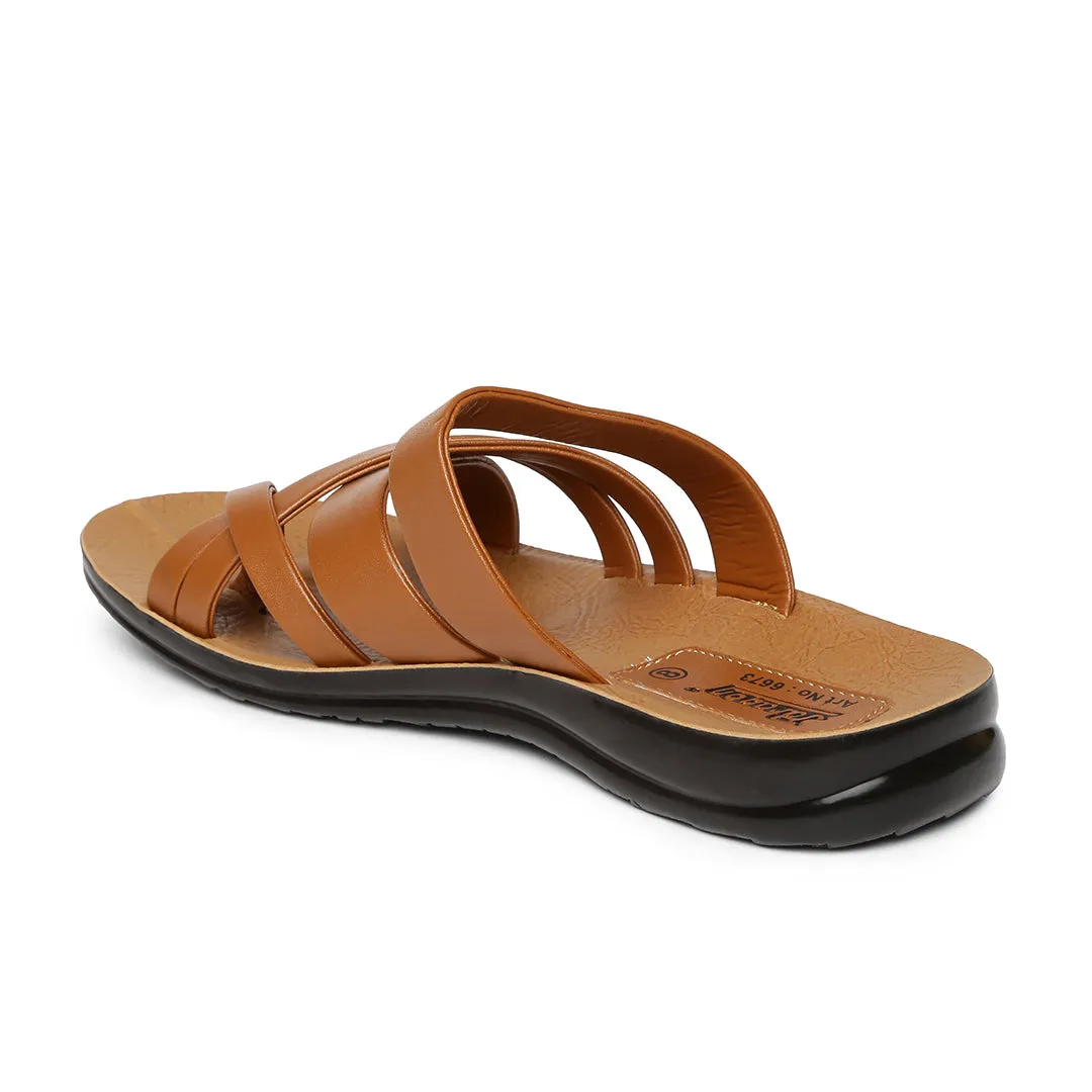 Men's Tan Vertex Flip-Flops