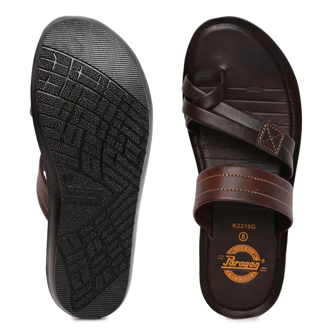 Paragon  PUK2210G Men Stylish Sandals | Comfortable Sandals for Daily Outdoor Use | Casual Formal Sandals with Cushioned Soles