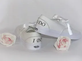 Pearl Custom "I Do" Wedding Vans