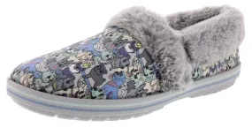 Skechers Women's Bobs Too Cozy Wandering Eyez Memory Foam Slippers